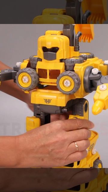 Робот трансформер c отверткой машинки 5в1 для мальчика TrendToys