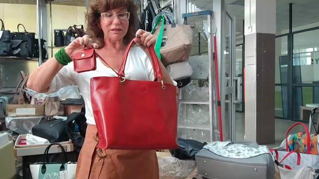 Натуральная кожа.  Новая модель сумки. Шопер. Два варианта.