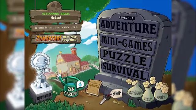 100 Дней Без Подсолнухов в Plants Vs Zombies! !ПЕРЕЗАЛИВ!