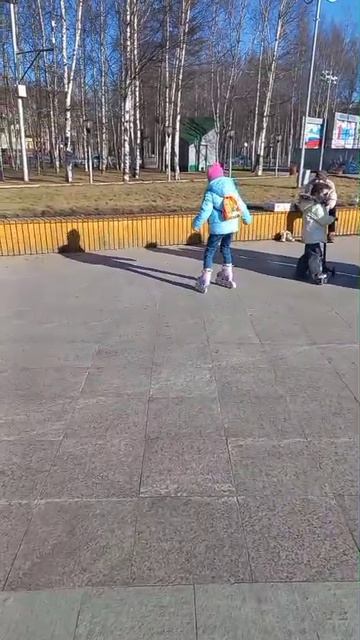мой первый день на РОЛИКАХ