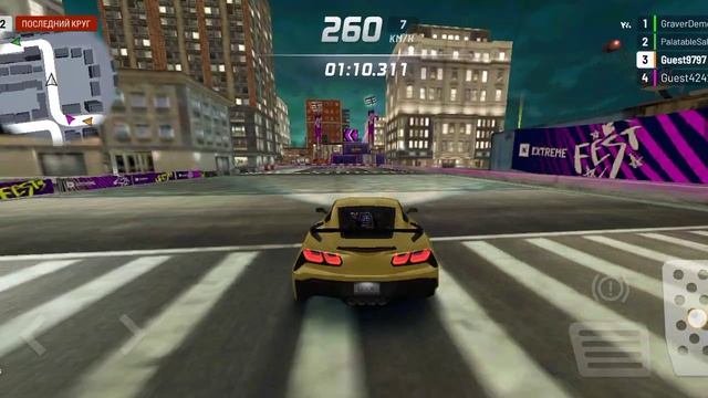 На самом финише вырываем второе место в ночной гонке Best_playegame