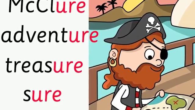 Pirate McClure ure trigraph by phab fonics