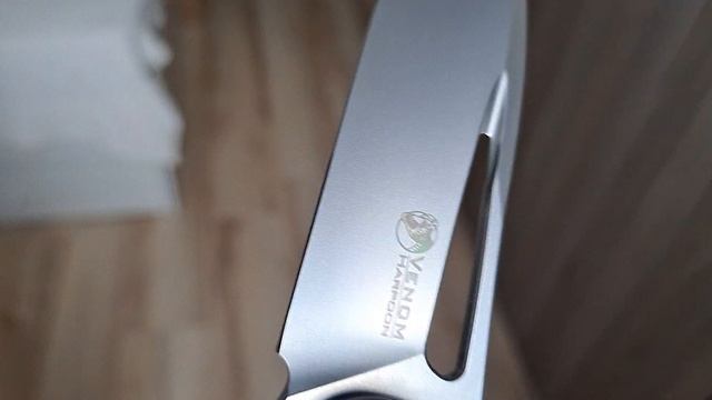 Заточен нож Venom  сталь M390