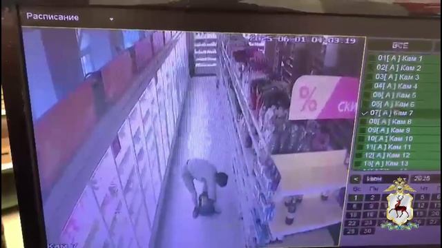 Арзамасские правоохранители задержали подозреваемого в краже имущества из продуктового магазина