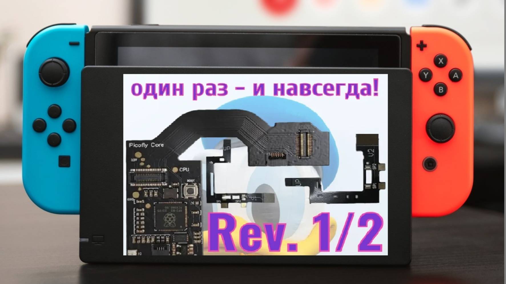 Чиповка  nintendo switch 1.rev