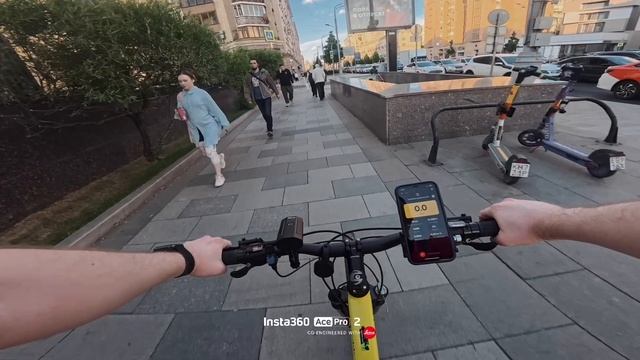 Снято на Ace Pro 2 Insta 360 | Садовое кольцо| Велосипед
