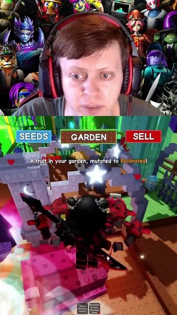 ROBLOX GROW A GARDEN - ВЫРАСТИ САД ВЫРОСЛИ БОЛЬШИЕ ФРУКТЫ #denisenplay #roblox