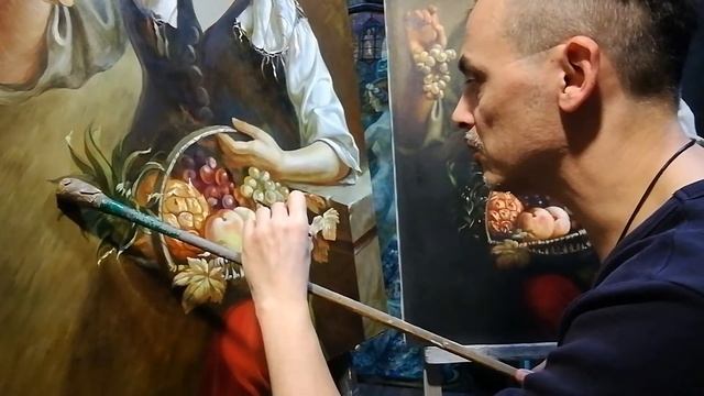 Пишем копию картины. Художник Дмитрий Костылев