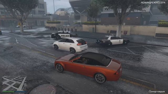 gta 5. трейси против копов 51: возвращение. поджёг копа!