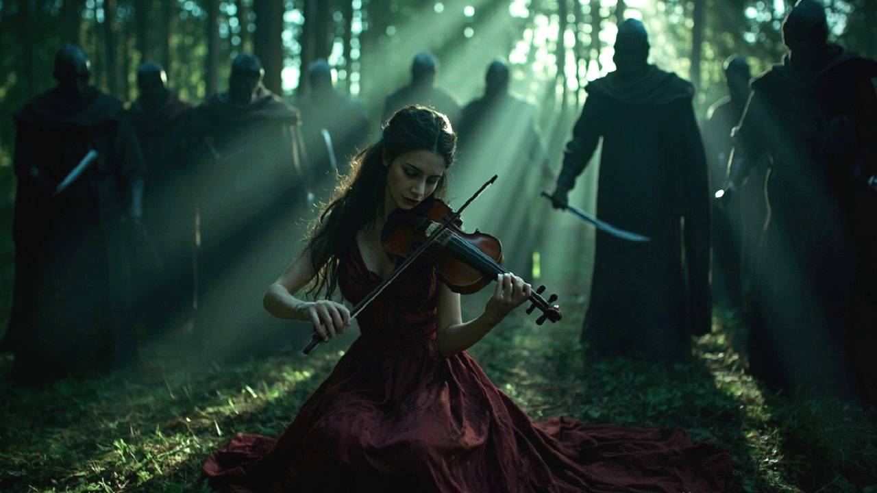AI вариации на тему Красная Плесень - За околицу ты гля ... (Violin) - 3