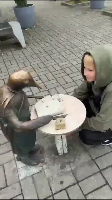 сидим с бобром за столом
