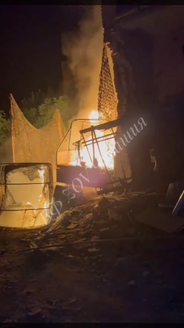 Спалили нам машину сволочи