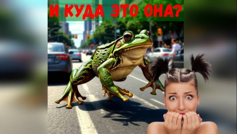 И куда эта лягушка собралась?