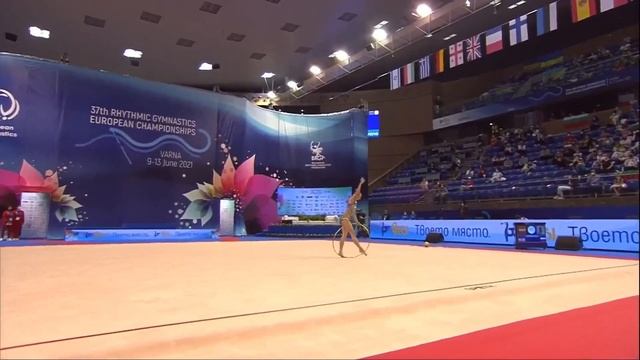 Боряна Калейн (Болгария) - Обруч, многоборье ｜ 37-й Чемпионат Европы 2021 - 27775