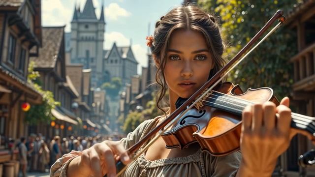 Medieval Violin Magic Metal _ Epic Beauty and Melody in the Heart of the Old Kin