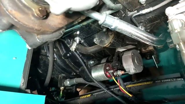 Фронтальный погрузчик Volna 102 замена стартера