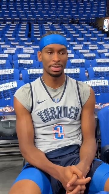 SGA talks about his first NBA finals experience