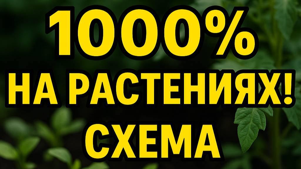 1000% прибыли на растениях! Как я превратил 100 рублей в 1000