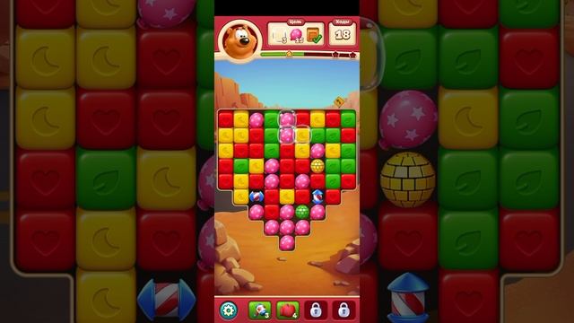 TOON BLAST МОБИЛЬНАЯ ИГРА ГОЛОВОЛОМКА В ЖАНРЕ ТРИ В РЯД — УРОВЕНЬ 13