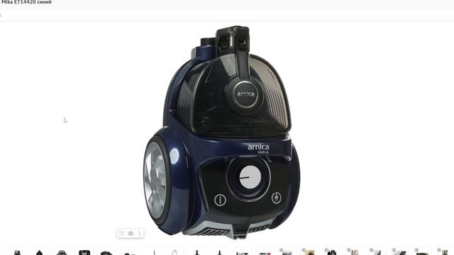 Инструкция для пылесоса Arnica Mika ET14420 Vacuum Cleaner Tutorials