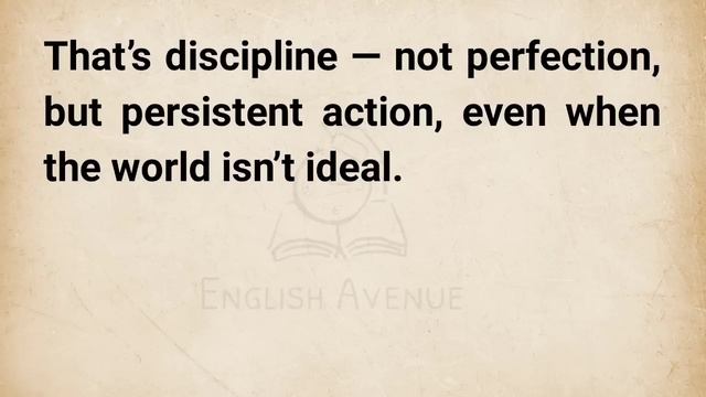 Master Self-Discipline & Transform Your Life 🔥   Graded Reader   English Listening Practice ✅