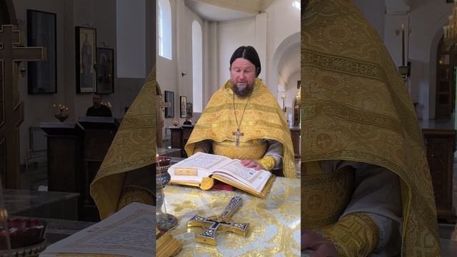 Евангельское чтения дня/Мф. VI, 31–34; VII, 9–11./. Фрагмент Божественной литургии.