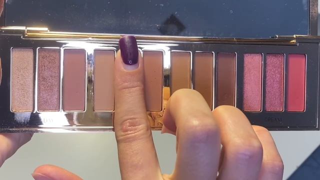 Палетка нюдов от Шарлоты Swatches&Viewers MakeUp