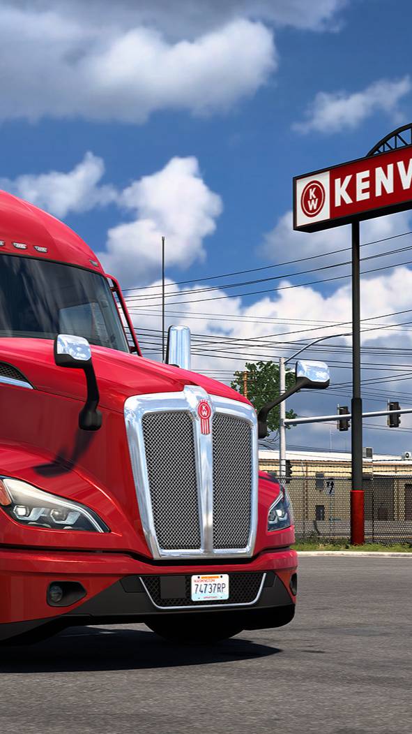 Обновление Kenworth T680 в патче 1.55 #shorts