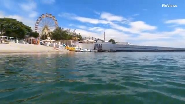 Геленджик Кабардинка пляж Солнечный сегодня 16 июня 2025. Обстановка на пляже, какая погода, море