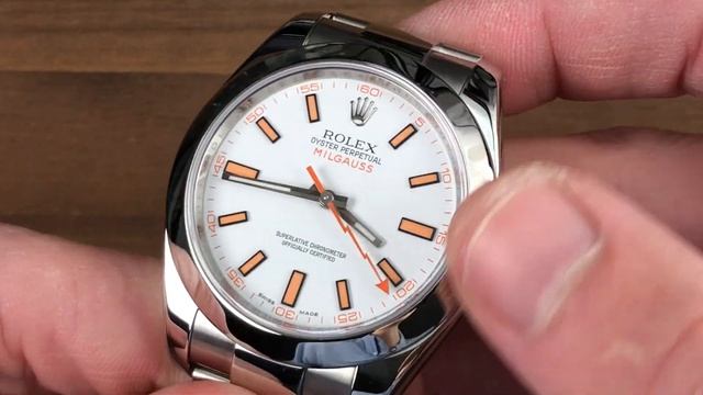 Rolex Milgauss WHITE DIAL ref.116400