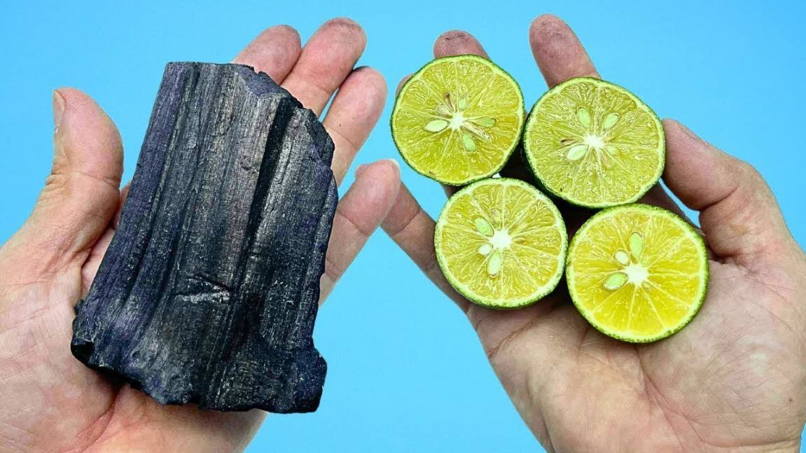 Просто смешайте УГОЛЬ с ЛИМОНОМ и посмотрите, что получится