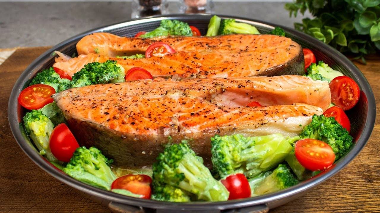 САМАЯ ВКУСНАЯ КРАСНАЯ РЫБА НА СКОВОРОДЕ. ЛОСОСЬ В СЛИВОЧНОМ СОУСЕ за 20 минут - необычайно вкусно!