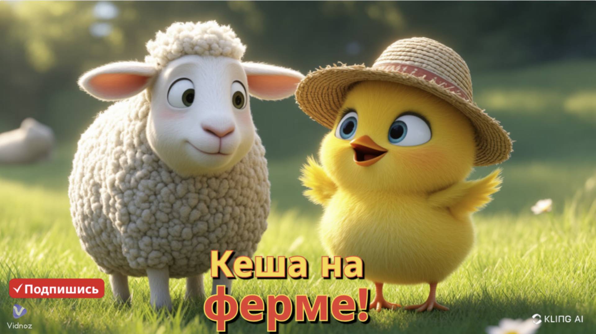 Приключения Кеши: Сказочный день на ферме 🐓🐑🌻