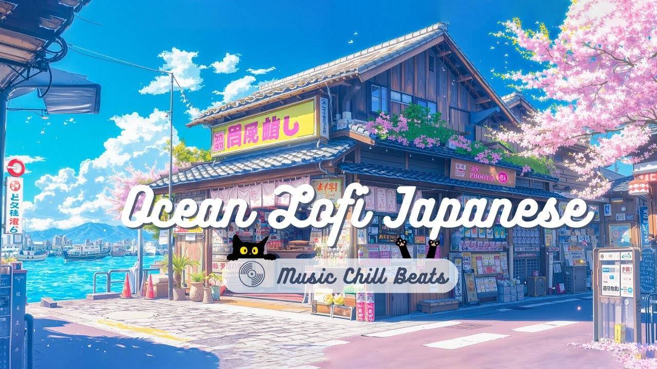 Lofi Sounds of the Sea 🌊 Coastal Chill Beats for Work & Meditation, Peaceful Ocean Lofi