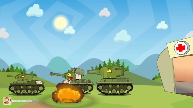 HomeAnimations – Мультики про танки  Тайная Любовь - Мультики про танки