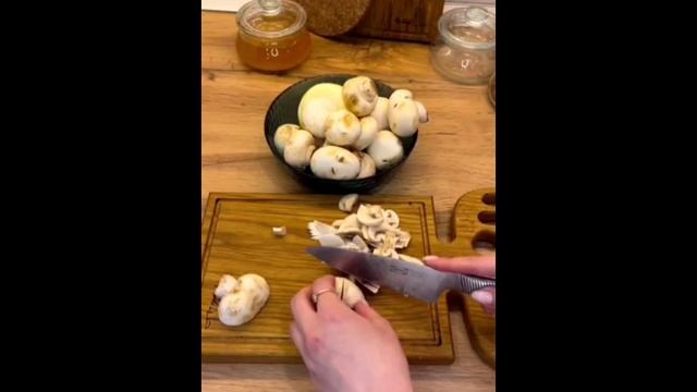 Изумительные картофельные гнёзда с грибами