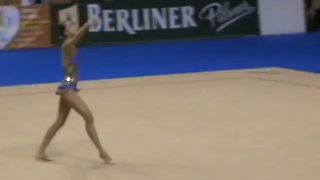 Дарья Дмитриева с лентой на Berlin Masters GP 2010 - выступление в многоборье