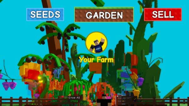 играю в вырасти или же grow a garden