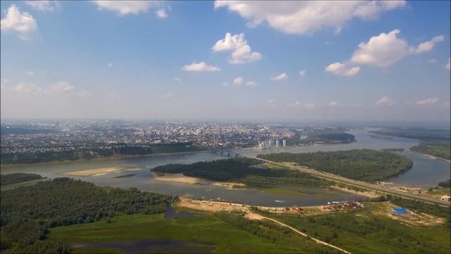 Подъем на MiDrone 4k на 500 метров и съёмка панормамы (Барнаул)