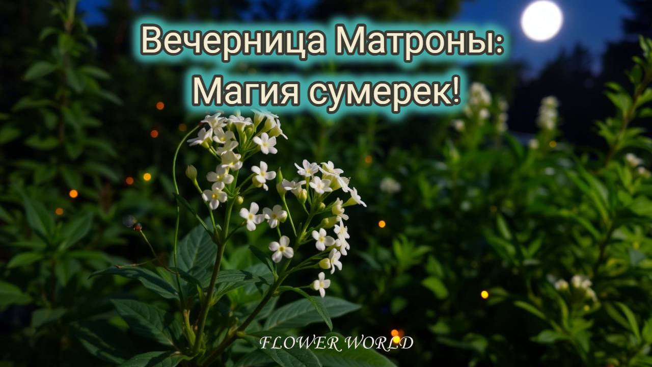 Аромат ночи: Вечерница Матроны!😍