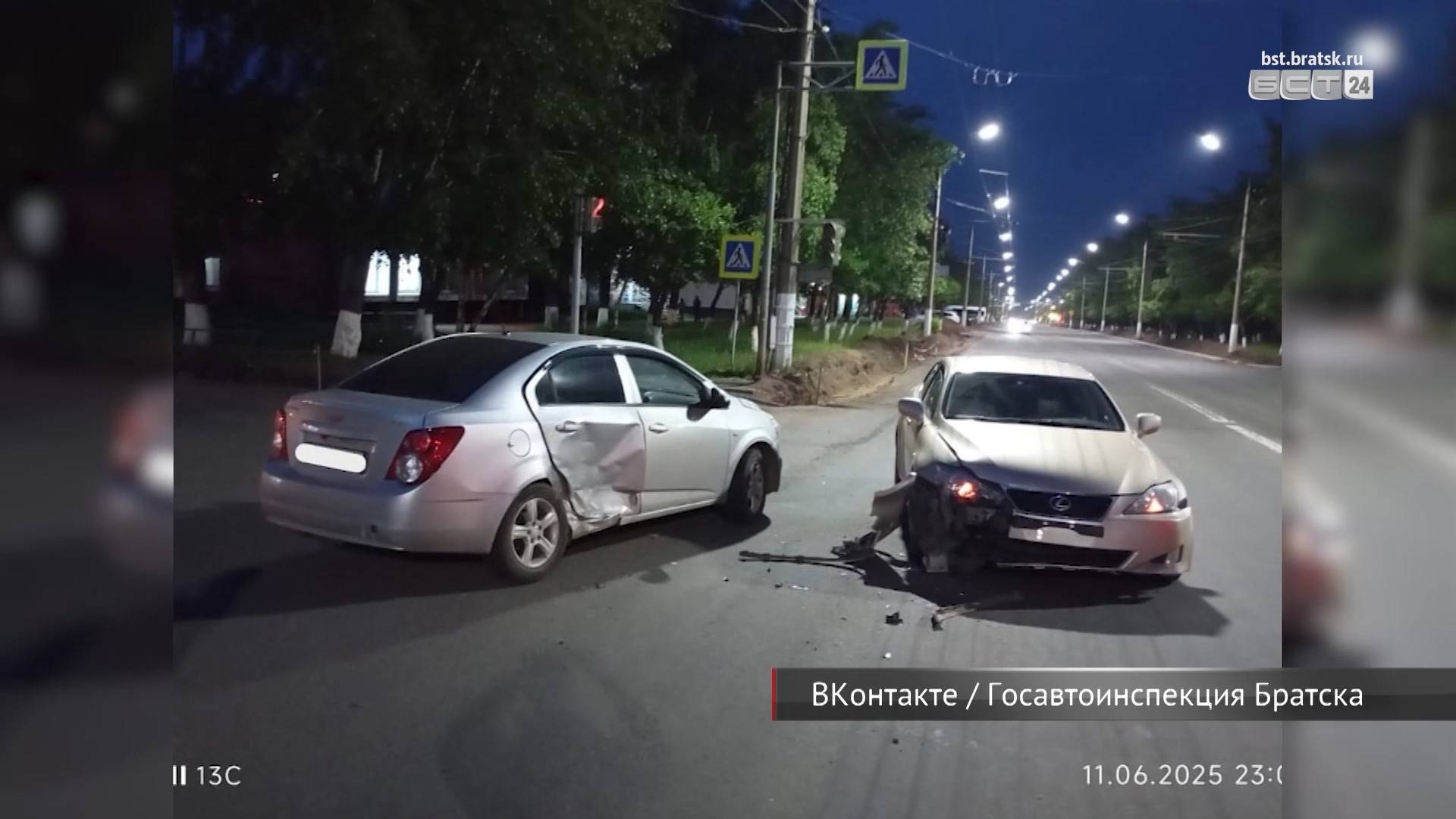 25 ДТП произошло в Братске и Братском районе за неделю