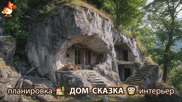 Сказочный дом мечты – 3D идея для вдохновения с планировкой и интерьером 🏡🏚️🏠 вариант (148)