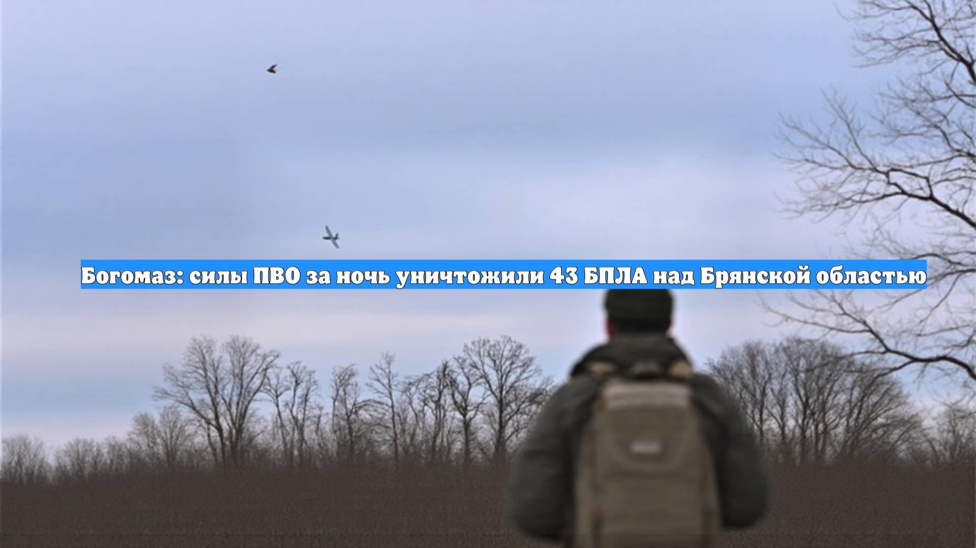 Богомаз: силы ПВО за ночь уничтожили 43 БПЛА над Брянской областью
