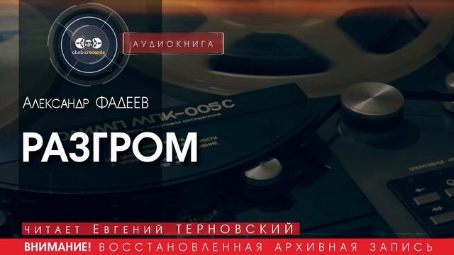 РАЗГРОМ - Александр ФАДЕЕВ  (читает Евгений ТЕРНОВСКИЙ) | аудиокниги слушать