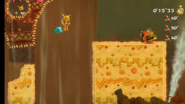 Rayman Legends. 39. Этап Змеиный десерт. Забег