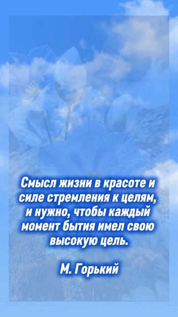 М.Горький. Смысл жизни