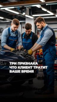 Три признака, что клиент в автосервисе тратит ваше время