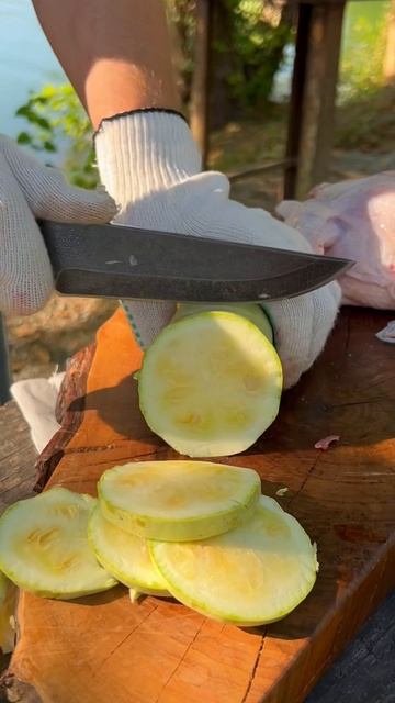 Орн разделочный клинок из самой твердой кованной стали!