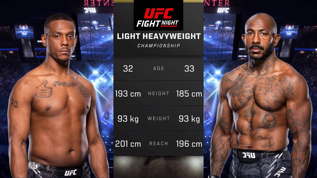 Джамал Хилл против Халила Раунтри Полный бой - UFC Fight Night