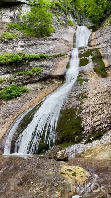Азантский водопад, Абхазия. #красота #природныепейзажи #музыка #поход #природа #водопад #абхазия